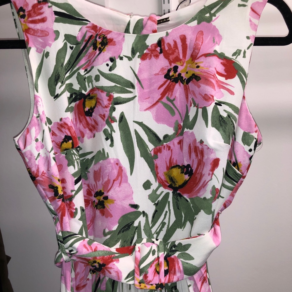 Midi belted dress